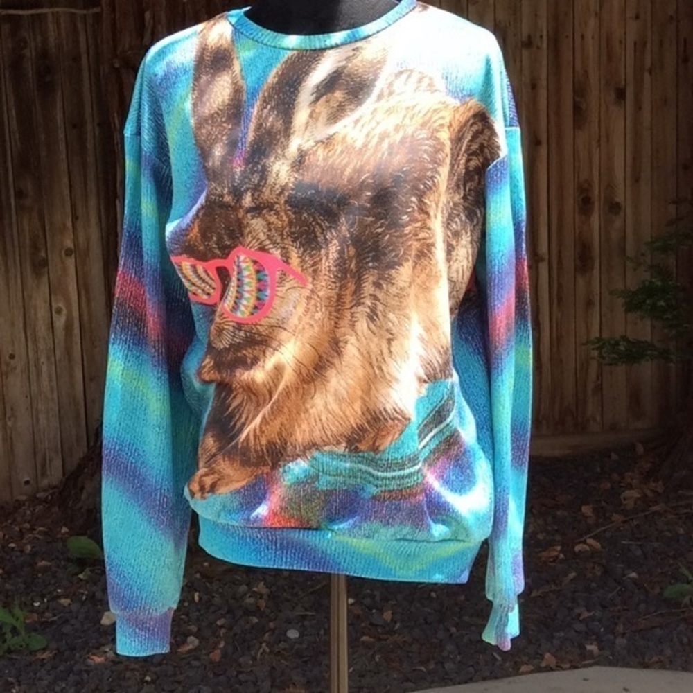 Mr Gugu & Miss Go bunny glasses fleece lin…
